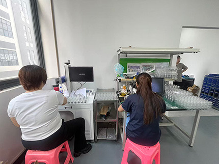 Checking the quality of CNC components